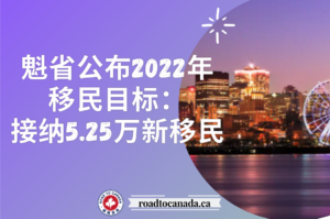 魁省公布2022年移民目标：接纳5.25万新移民